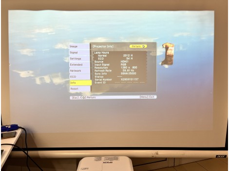 Epson EB-685Wi 2312часа клас А