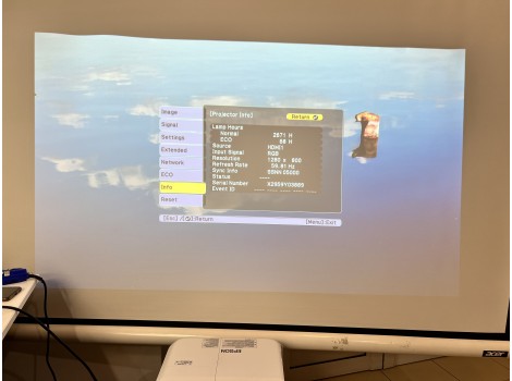 Epson EB-685Wi 2671часа клас А