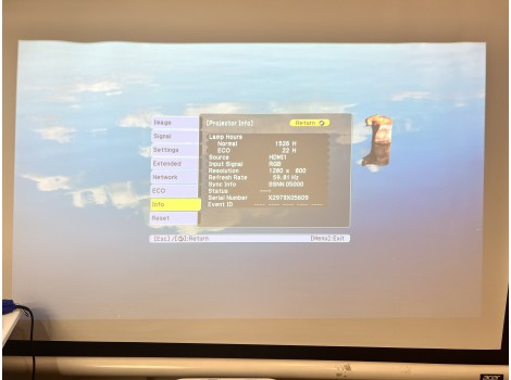 Epson EB-685Wi 1526часа клас А