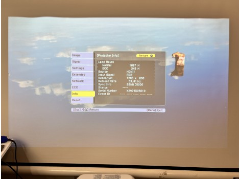 Epson EB-685Wi 1887часа клас А