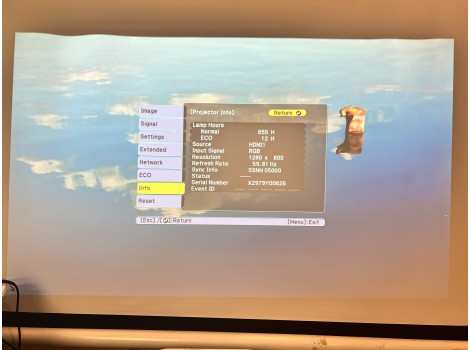 Epson EB-685Wi 655часа клас А