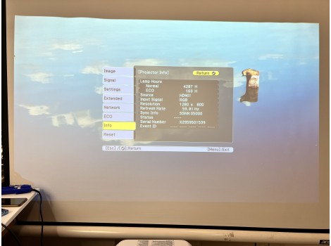 Epson EB-685Wi 4287часа клас А