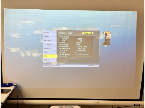 Epson EB-685Wi 2953часа клас А