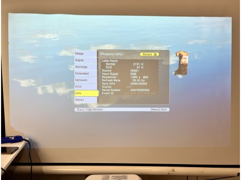 Epson EB-685Wi 2151часа клас А