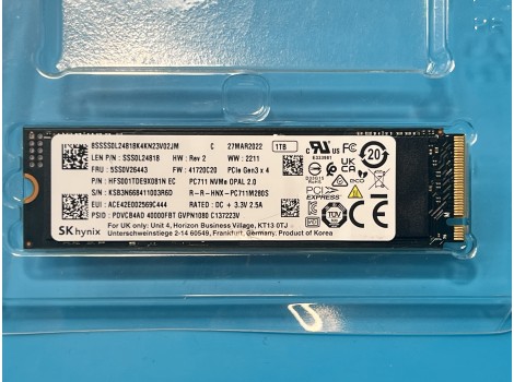 Hynix 8SSSS0L24818K4KN23V02JM 1TB M.2 Nvme