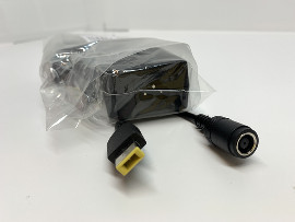 Зарядно за лаптопи Lenovo Преходник букса Кръгла -> Правоъгълна