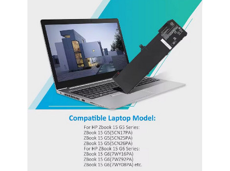 Батерии за лаптопи HP Zbook 15 G5 G6
