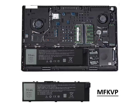 Батерии за лаптопи Dell Precision 7510 7520 7710 7720 M7710 M7510