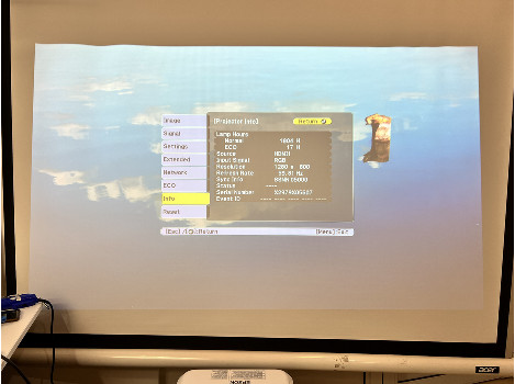 Epson EB-685Wi 1803часа клас А