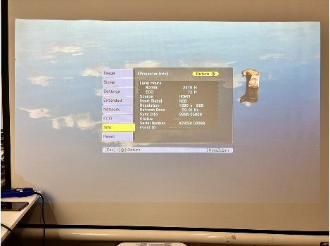 Epson EB-685Wi 2410часа клас А